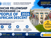 Fully Funded United Nations OHCHR fellowship for African Descent to Switzerland 2026