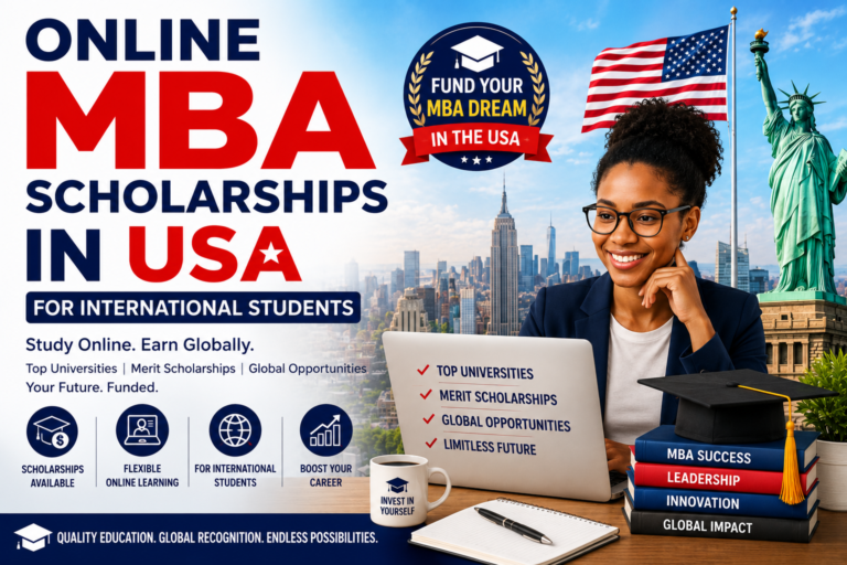 Online MBA Scholarships in USA for International Students