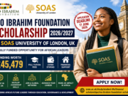 Mo Ibrahim Foundation Scholarship at SOAS University of London (Fully Funded)