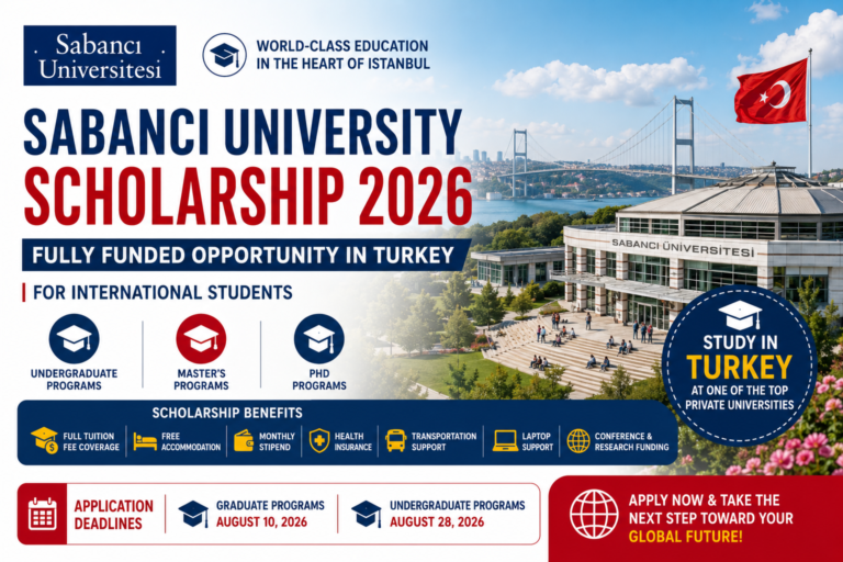 Sabancı University Scholarship 2026 in Turkey (Fully Funded)