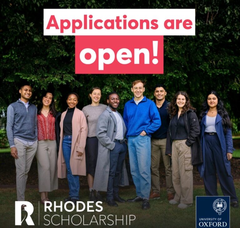 Rhodes West Africa Scholarship 2027 at the University of Oxford, UK | Fully Funded