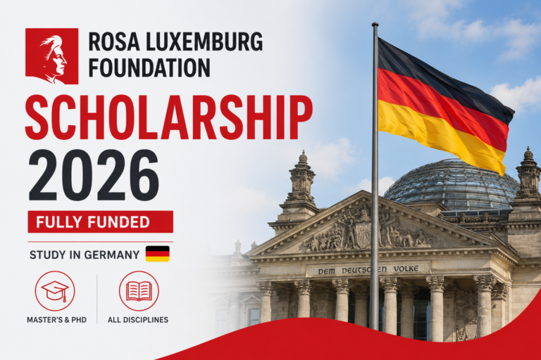 Rosa Luxemburg Foundation Scholarship 2026 in Germany||Fully Funded