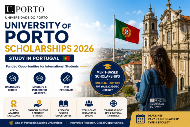 University of Porto Scholarships 2026 in Portugal ||Funded Opportunities