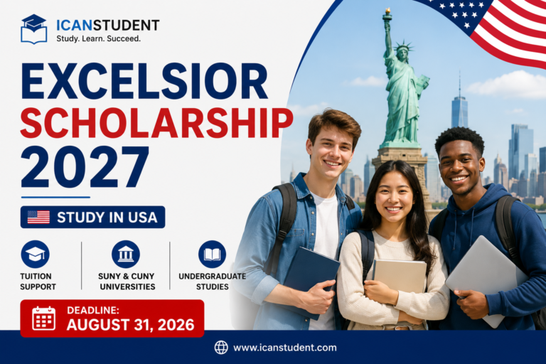 Excelsior Scholarship 2027 in USA (Funded Undergraduate Scholarship)