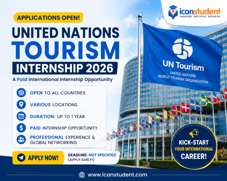 United Nations Tourism Internship 2026 | Paid International Internship Opportunity