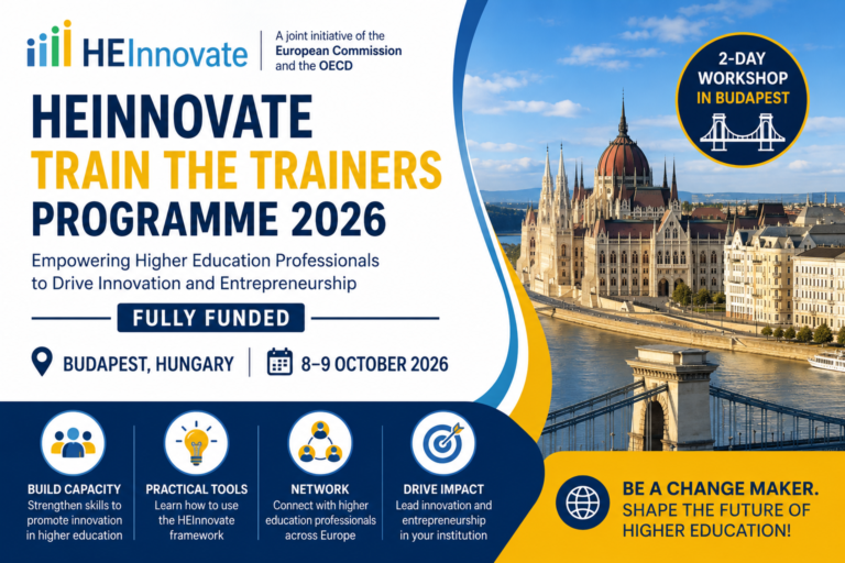 HEInnovate Train the Trainers Programme 2026 in Hungary (Fully Funded)