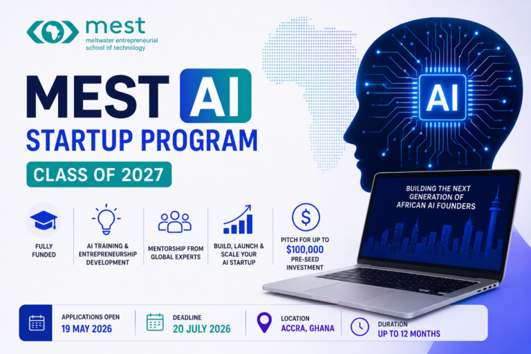 MEST AI Startup Program 2027 | Fully Funded AI Entrepreneurship Program
