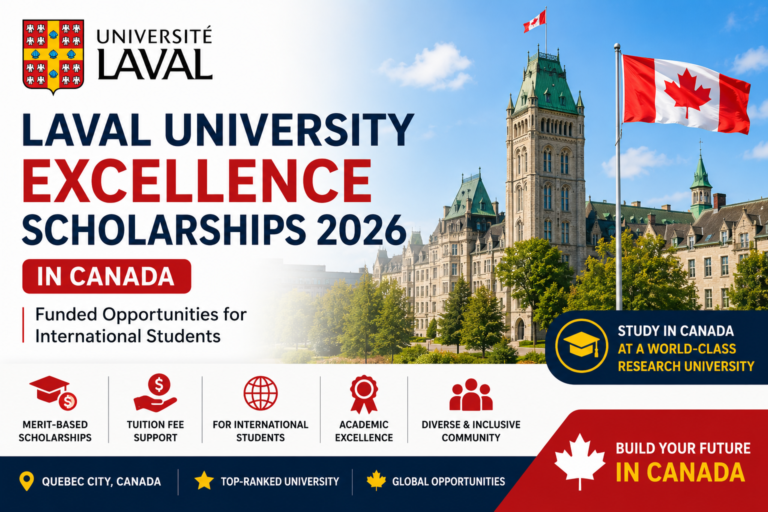Laval University Excellence Scholarships 2026 in Canada
