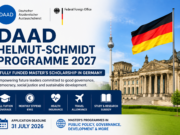 DAAD Helmut-Schmidt Programme 2027 in Germany (Fully Funded Master’s Scholarship)