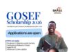 GOSEF Scholarship 2026 | Gamaliel & Susan Onosode Scholarship Education Fund for Nigerian Students