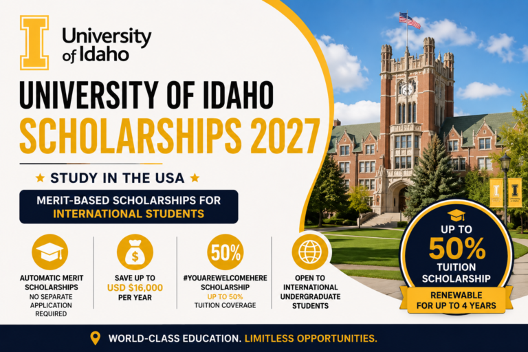 University of Idaho Scholarships 2027 in the USA
