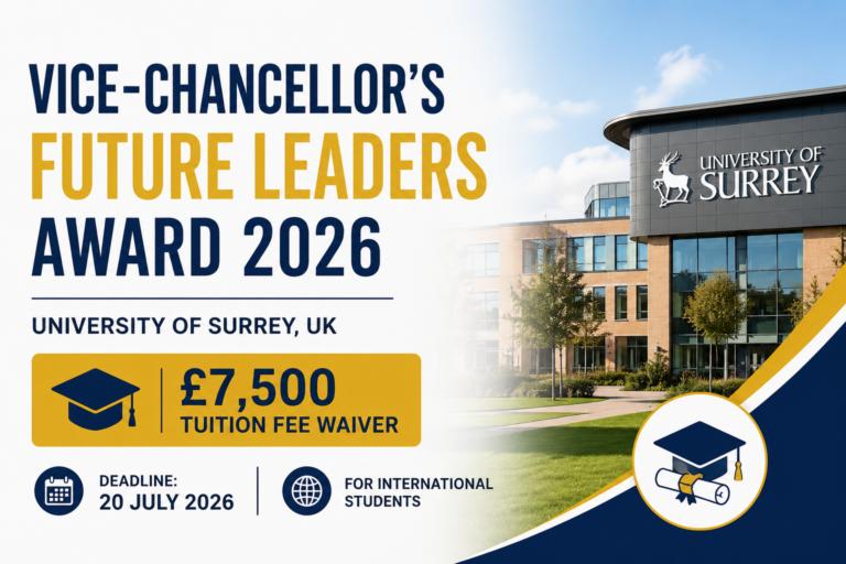 Vice-Chancellor’s Future Leaders Award 2026 in the UK