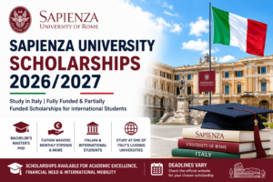 Study in Italy: Sapienza University Scholarships 2026/2027 | Fully Funded Scholarships for International Students