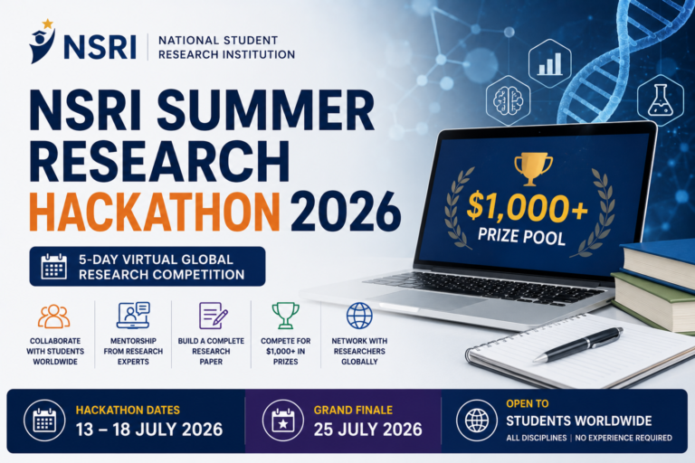 NSRI Summer Research Hackathon 2026 (Fully Virtual) | $1,000+ Prize Pool