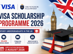 Visa Scholarship Programme 2026 in the UK | Annual Award for Undergraduate Students