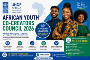 UNDP African Youth Co-Creators Council 2026 | Fully Funded Opportunity for Young African Leaders