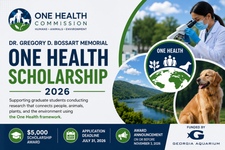 Dr. Gregory D. Bossart Memorial One Health Scholarship 2026 in USA for Graduate Students (Fully Funded)