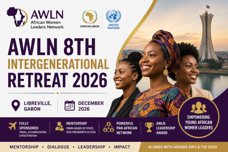 AWLN 8th Intergenerational Retreat 2026 in Gabon | Fully Sponsored Leadership Programme for Young African Women