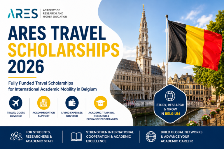 Fully Funded Belgium Travel Scholarships 2026 | ARES International Mobility Grants for Students, Researchers & Academic Staff