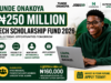 Tunde Onakoya ₦250 Million Tech Scholarship Fund 2026 | Get ₦160,000