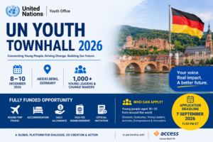 United Nations Youth Townhall 2026 in Germany: Fully Funded
