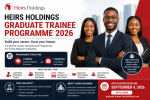 Heirs Holdings Graduate Trainee Programme 2026: 6-Month Career Opportunity for Nigerian Graduates