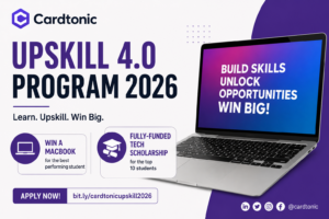 Cardtonic Upskill 4.0 Program 2026: Win a MacBook or Get a Fully Funded Tech Scholarship