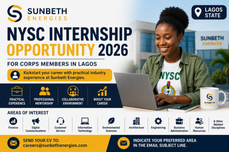 Sunbeth Energies NYSC Internship 2026