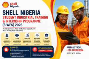 Shell Nigeria Student Industrial Training & Internship Programme (SIWES) 2026