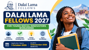 Dalai Lama Fellows 2027 for Young Social Innovators