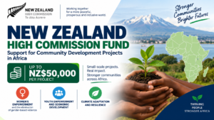 New Zealand High Commission Fund for Community Development Projects in Africa