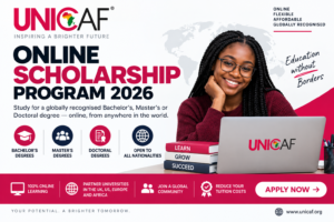 UNICAF Online Scholarship Program 2026 for International Students