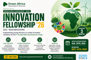 Green Africa Associates SDGs Innovation Fellowship 2026: Apply for the 3-Month Fellowship
