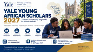 Fully Funded YALE African Leadership Scholarship Programme