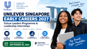 Unilever Singapore Early Careers & Internships for Students and Graduates