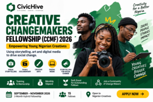 CivicHive Creative Changemakers Fellowship (CCMF) 2026