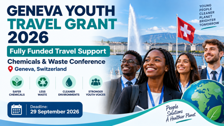 Geneva Youth Travel Grant 2026: Fully Funded