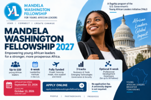 Mandela Washington Fellowship 2027 for Young African Leaders: Fully Funded U.S. Fellowship