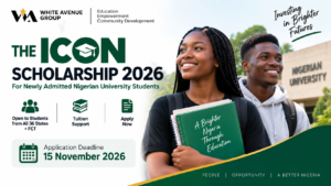 The ICON Scholarship 2026: Tuition Support for Newly Admitted Nigerian University Students
