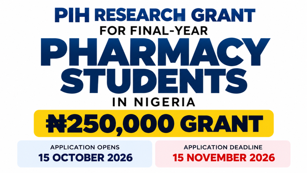 PIH Research Grant 2026