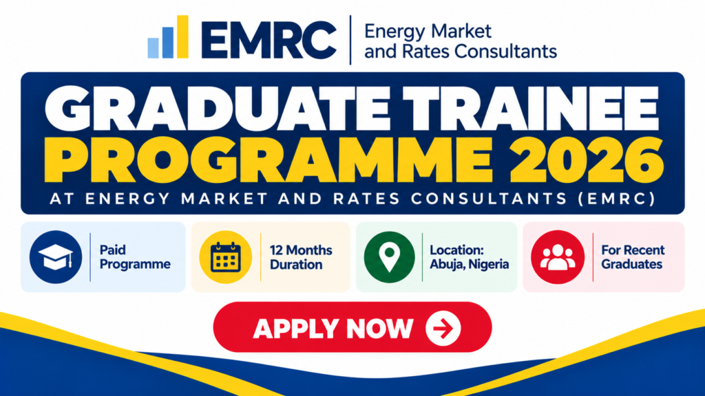 EMRC Graduate Trainee Programme 2026 in Nigeria