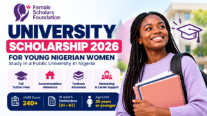 Female Scholars Foundation University Scholarship 2026 for Young Nigerian Women