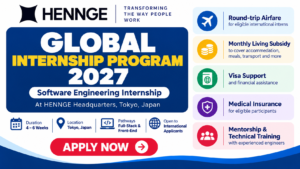 HENNGE Global Internship Program 2027 in Japan