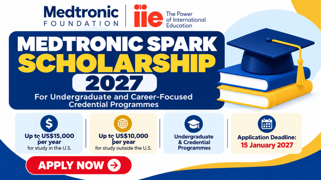 Medtronic Spark Scholarship 2027