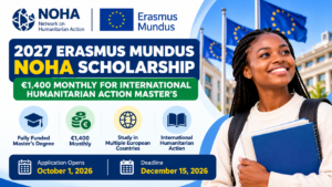Erasmus Mundus NOHA Scholarship for International Students