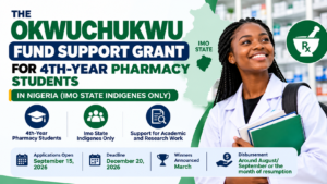 Okwuchukwu Fund Support Grant 2026 for 4th-Year Pharmacy Students in Nigeria