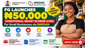 Federal Government ₦50,000 Conditional Grant Scheme 2026 via SMEDAN