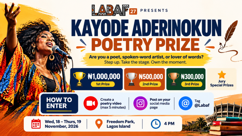 Kayode Aderinokun Poetry Prize 2026